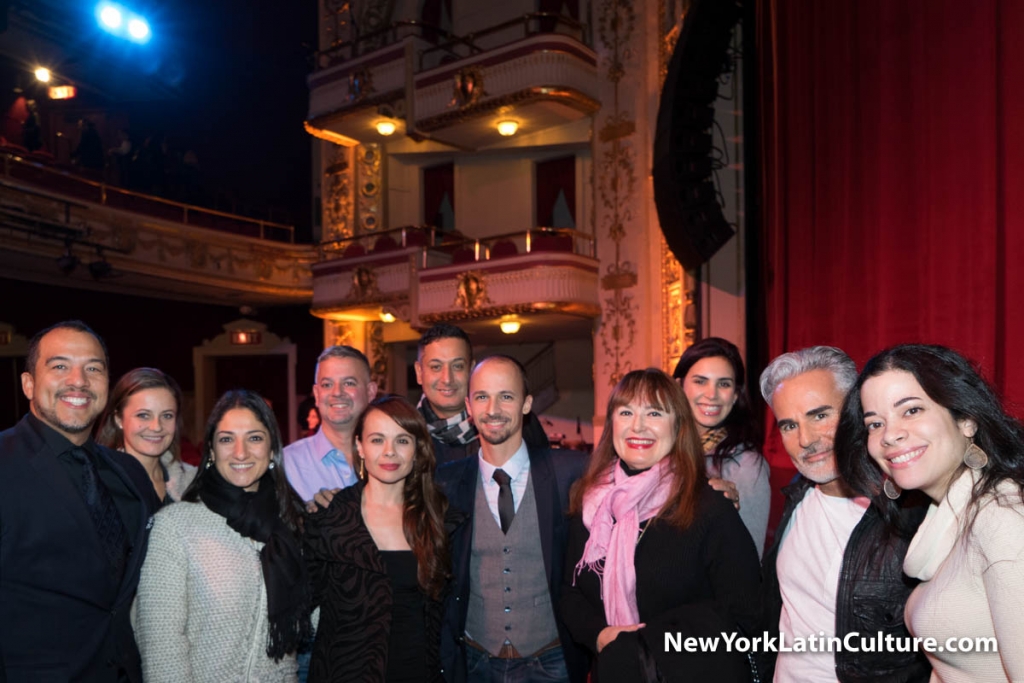Ballet Hispanico executives and choreographer greet New York Latin Culture Club members after the show