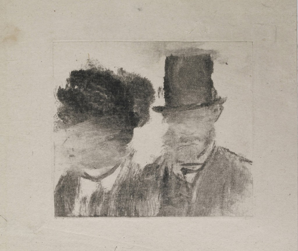 Degas Heads of a Man and a Woman