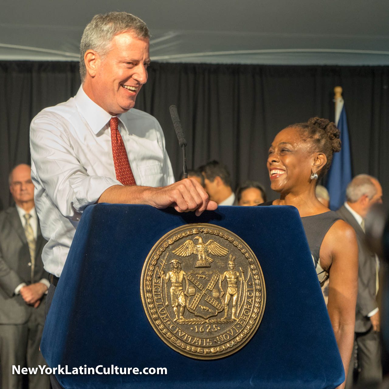 New York City Mayor Bill de Blasio and First Lady Chirlane McCray have a great connection