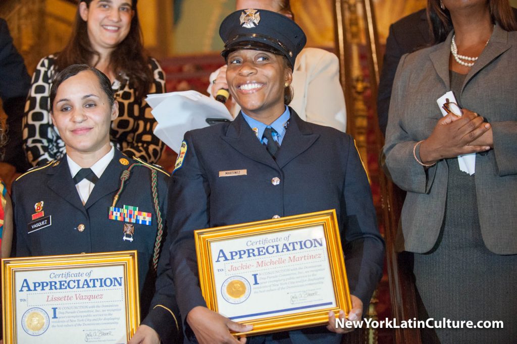 Dominican Day Parade Honoree Jackie-Michelle Martinez, Firefighter, New York Fire Department, Engine 275