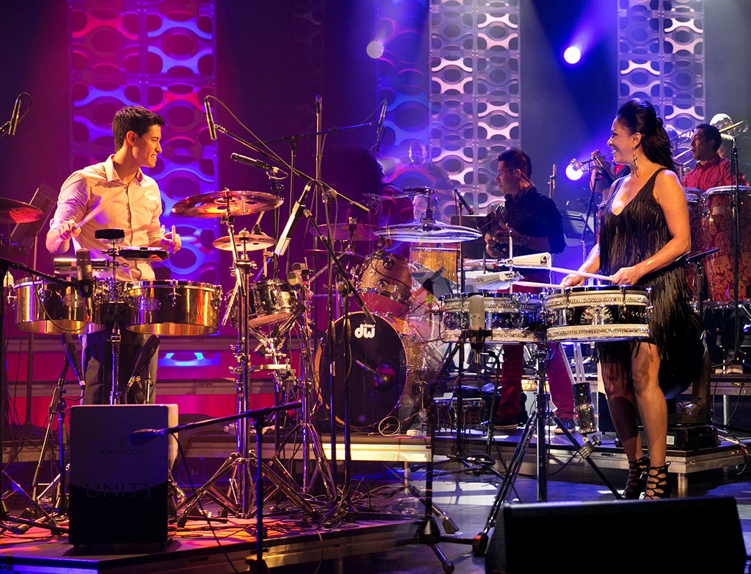 Tony Succar's UNITY, Tony with Sheila E. by Ciprian Iacob