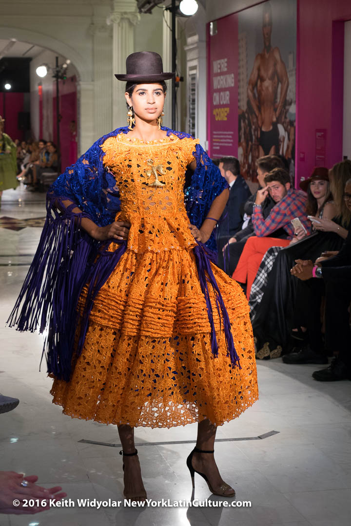 Look by Bolivian designer Eliana Paco at Fashion Designers of Latin America.