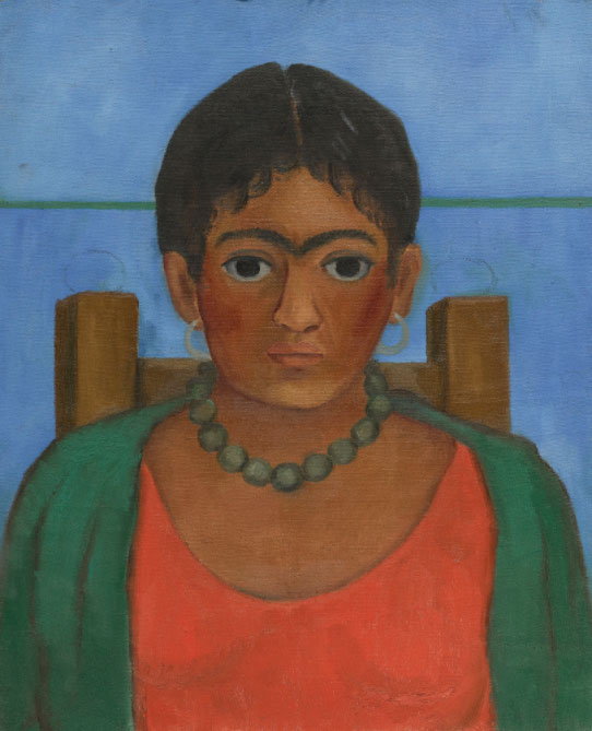 Frida Kahlo "Niña con Collar" (1921). Courtesy of Sotheby's.