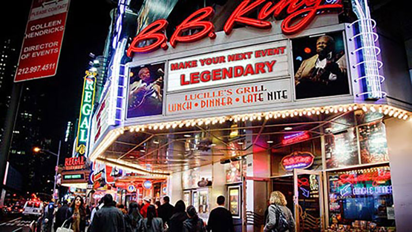 BB King Blues Club in Midtown, Manhattan