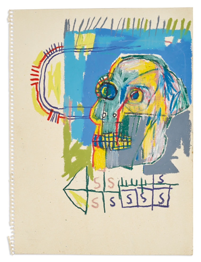 Jean Michel Basquiat "Untitled" 1981 courtesy of Sotheby's