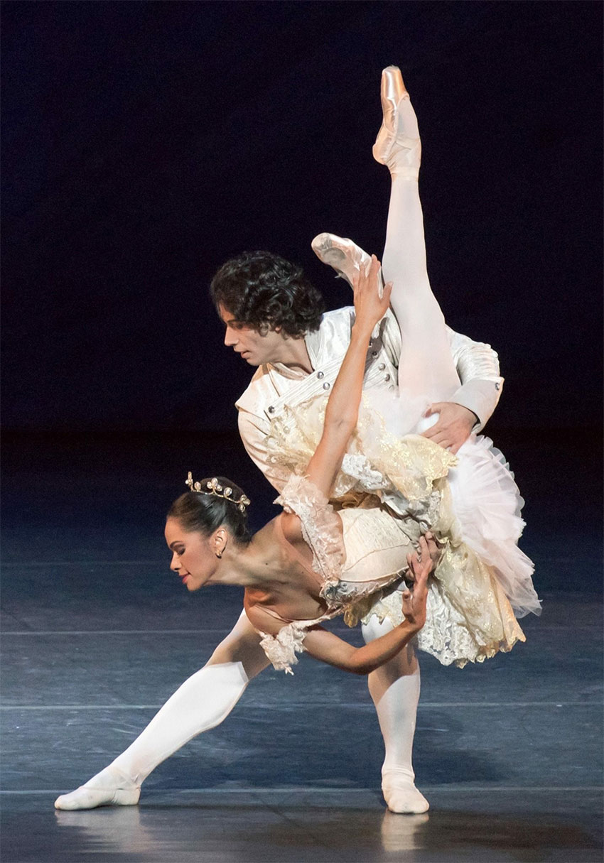 Herman Cornejo and Misty Copeland in "Nutcracker" pas de deux | courtesy of Herman Cornejo