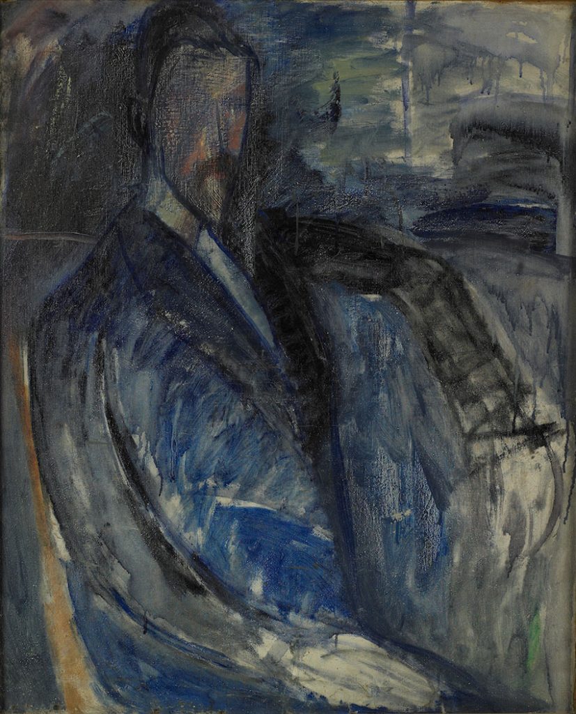 Amedeo Modigliani, Unfinished Portrait of Paul Alexandre, 1913. Oil on canvas. 31½ x 25¾ in. Private collection on long-term loan to the Musée des Beaux-Arts, Rouen