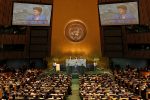Brazilian president Dilma Rousseff addresses the UN General Assembly in 2009 | courtesy of Roberto Stuckert Filho PR