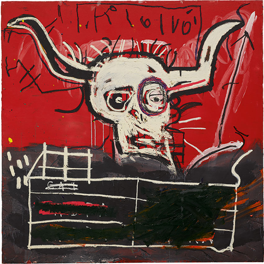 Jean-Michel Basquiat, 'Cabra,' 1981 - 1982. Courtesy of Sotheby's.