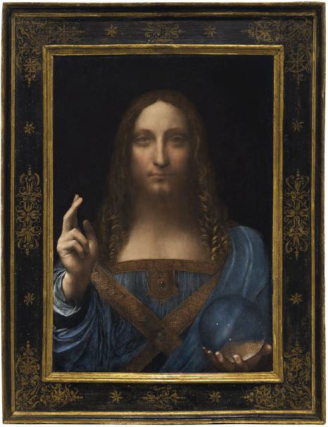 Leonardo da Vinci 'Salvator Mundi,' circa 1500. Courtesy of Christie's.