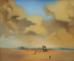 Salvador Dali ' Spectre du soir sur la plage' 1935. Courtesy of Sotheby's.