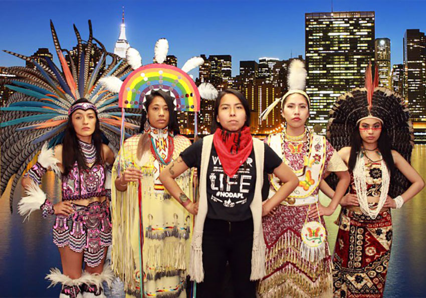 Indigenous Peoples Day New York 2017 courtesy of the Redhawk Native American Arts Council