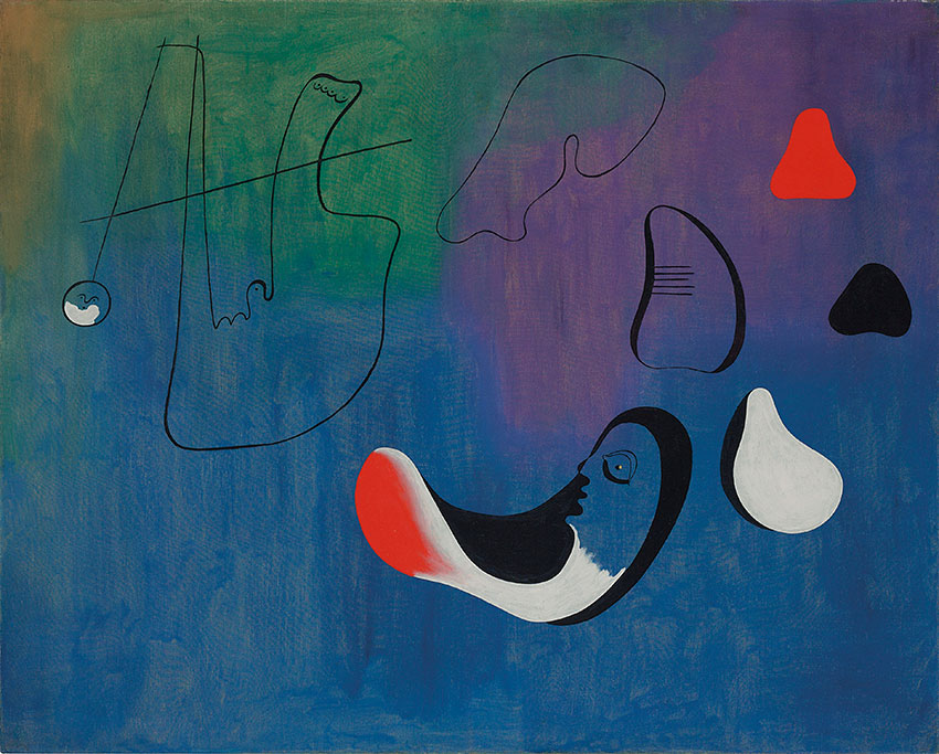 Joan Miró 'Peinture' 1933. Courtesy of Christie's Impressionist & Modern Art auction Fall 2017.