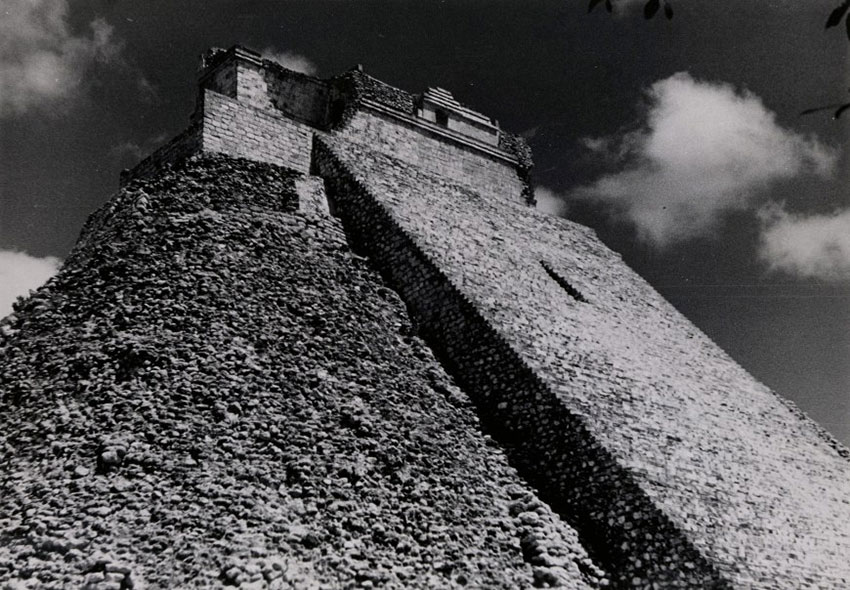 Josef Albers Pyramid of the Magician, Uxmal, Mexico courtesy of the Guggenheim Museum