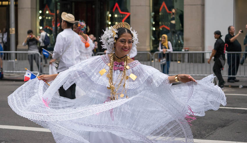 Panama in the NYC Hispanic Day Parade 2017 by Keith Widyolar