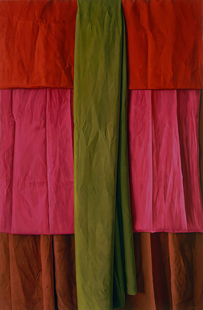 Claudio Bravo 'Lux perpetua (3 Reds and Green), 1999, courtesy of Christie's