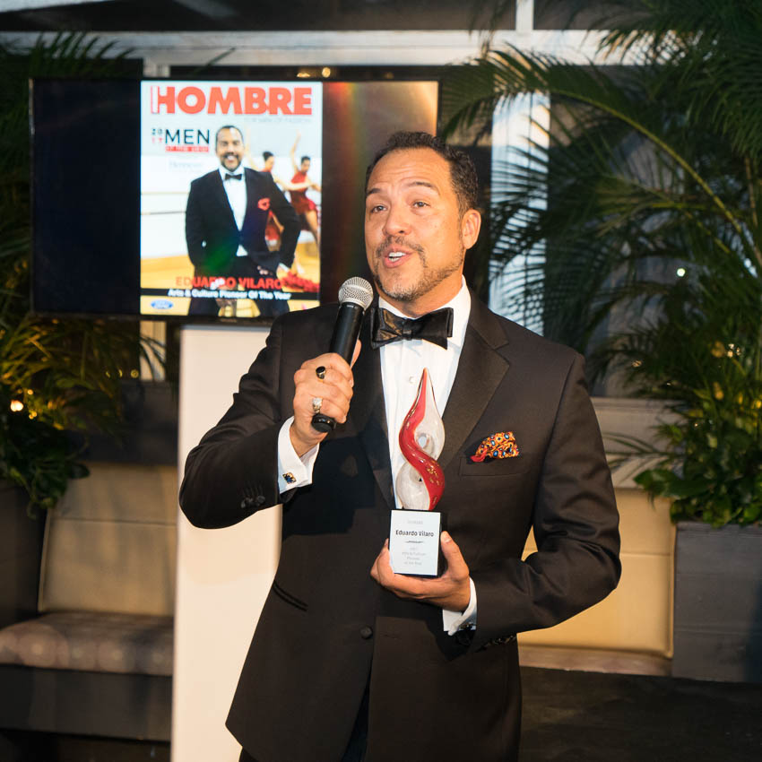 Eduardo Vilaro at the Hombre Men of the Year Awards