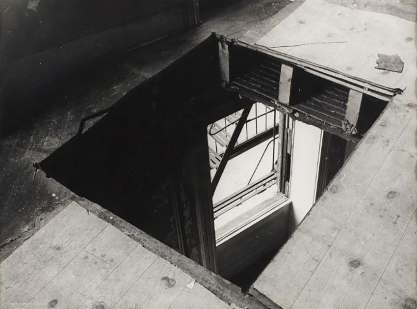 Gordon Matta-Clark, 'Bronx Floors,' 1973. Courtesy of The Bronx Museum.