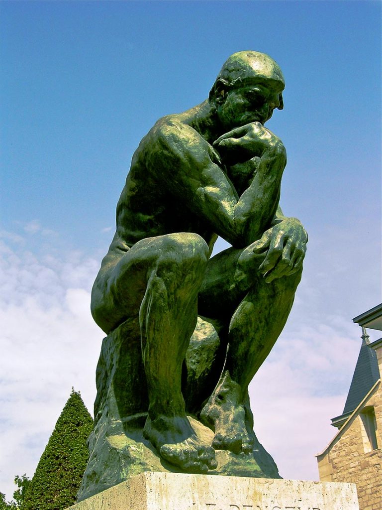 Auguste Rodin 'The Thinker' at the Musée Rodin in Paris courtesy of Andrew Horne