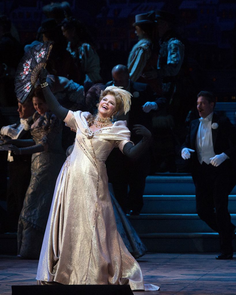 Susan Graham as Hanna in Lehár's 'The Merry Widow' courtesy of Marty Sohl / Metropolitan Opera