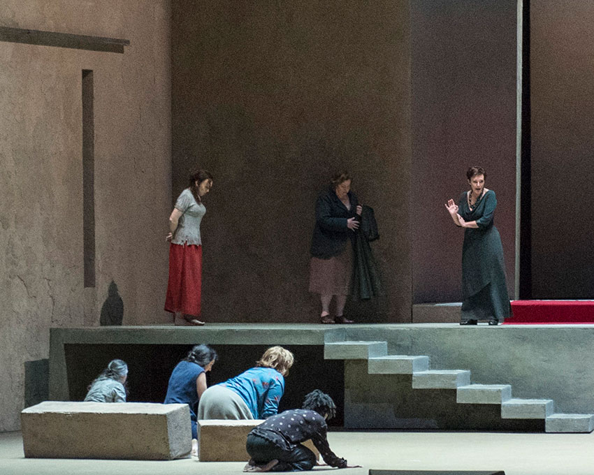 A scene from Strauss's 'Elektra.' Courtesy of Jonathan Tichler / Metropolitan Opera.