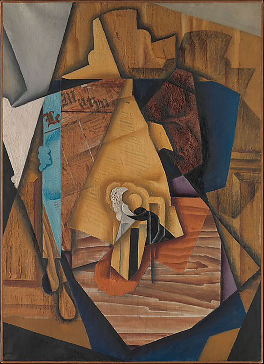 Juan Gris 'The Man at the Café.' Courtesy of the Metropolitan Museum of Art.