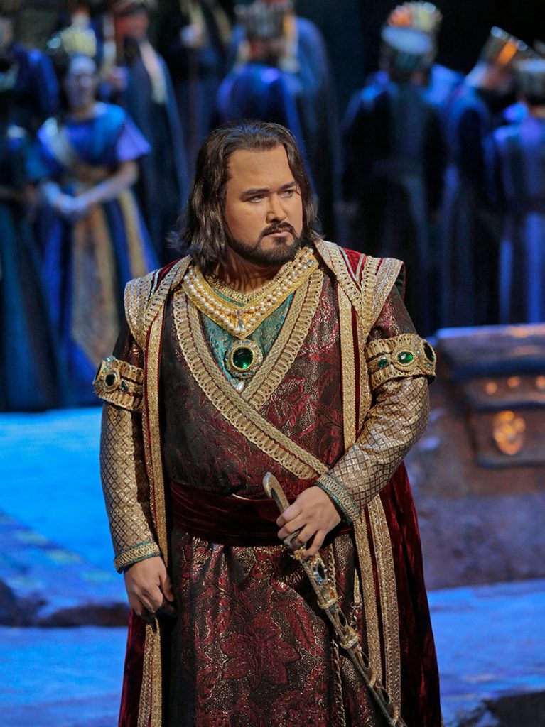 Javier Camarena as Idreno in Rossini's 'Semiramide.' Courtesy of Ken Howard / Met Opera.