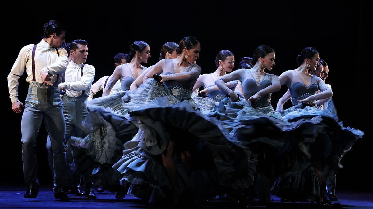 Ballet Nacional de España Performs “Invocación” with 38 Dancers at the Flamenco Festival New York City Center