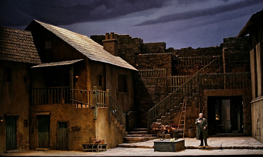 A scene from Verdi's 'Luisa Miller.' Courtesy of Ken Howard / Metropolitan Opera.