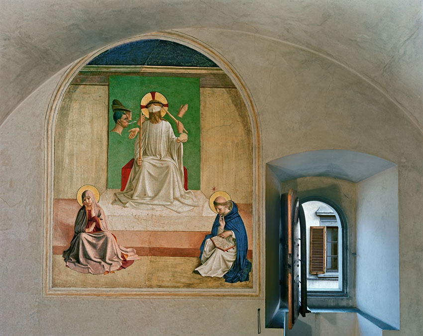 Robert Polidori, 'The Mocking of Christ' by Fra Angelico, 2010. Courtesy of the artist / Paul Kasmin Gallery.