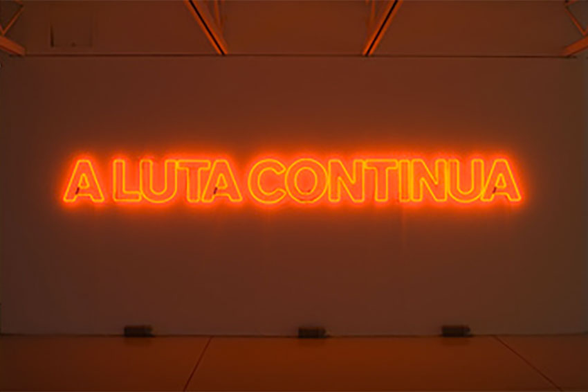 "A Luta Continua' Thomas Mulcaire, 2003. Courtesy of the artist / Hauser & Wirth.