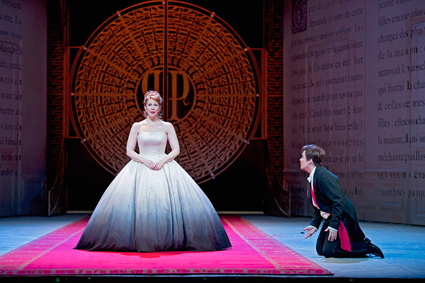 Joyce DiDonato in the title role of Laurent Pelly's new production of Massenet's Cendrillon at The Royal Opera. Courtesy of the Metropolitan Opera.