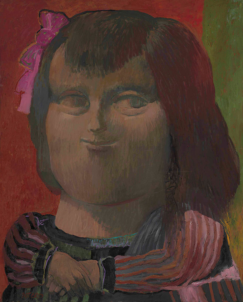 Fernando Botero 'Mona Lisa' (1959). Courtesy of Christie's New York. 