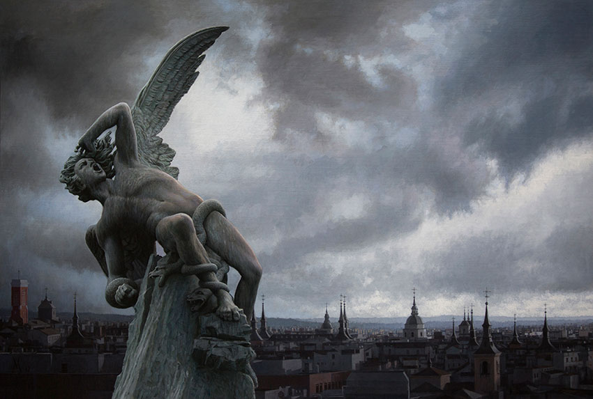 Guillermo Muñoz Vera 'Fallen Angel' (El Ángel Caido), 2017. Courtesy of the artist / Forum Gallery.