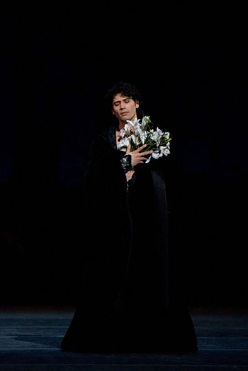 ABT's Herman Cornejo in Seoul as Albrecht in 'Giselle.' Courtesy of Sunkyung Jang / Cornejo.