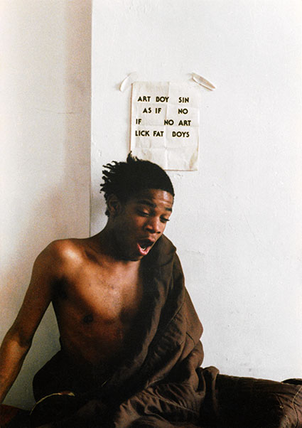 Jean Michel-Basquiat in 'Boom for Real.' Courtesy of Brock Adler / Magnolia Pictures.