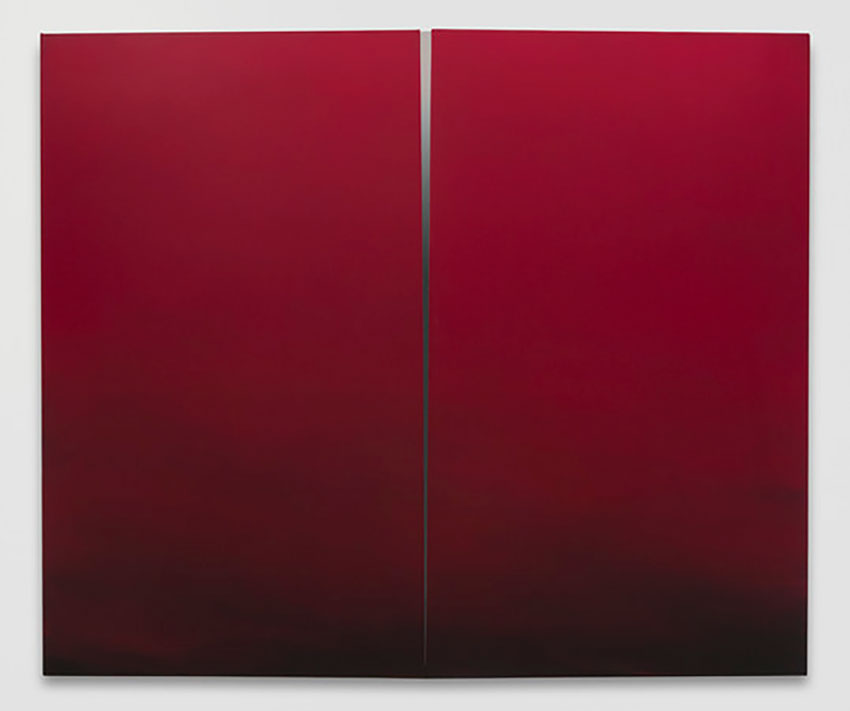 Mara De Luca, 'Crimson Sky Split' (2018). Courtesy of the artist / TOTAH gallery.