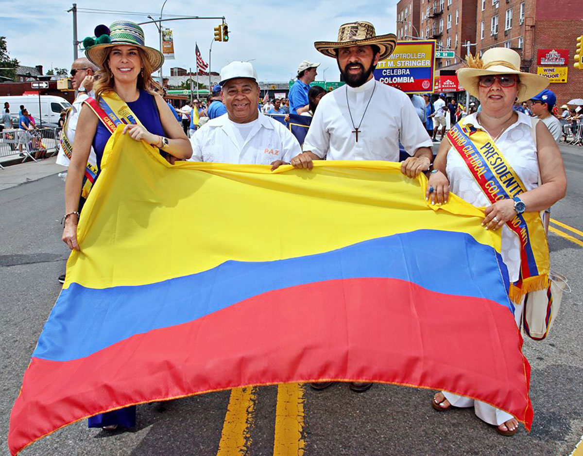 Colombian Parade. Courtesy of Desfile Colombiano.