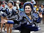 A Bolivian Caporales dancer at the NYC Dance Parade. Courtesy of Dance Parade, Inc.
