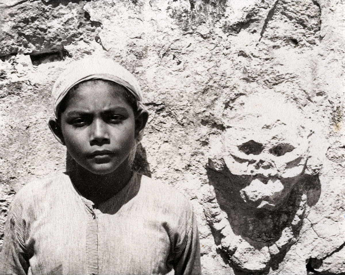 Manuel Álvarez Bravo, Mayan Child of Tulum, 1974. Courtesy of Throckmorton Fine Art.