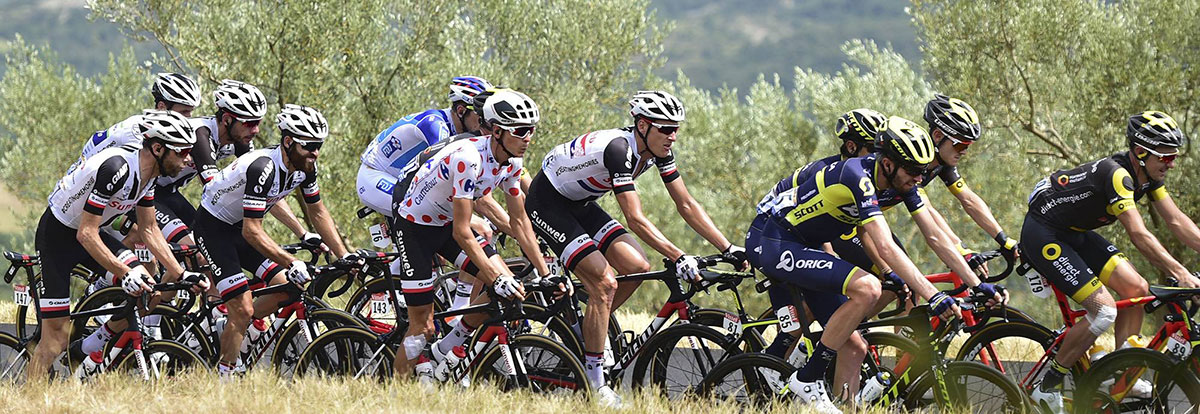 Tour de France 2018 Stage 16. Carcassonne >>> Bagnères-de-Luchon. Courtesy of the Amaury Sport Organization.