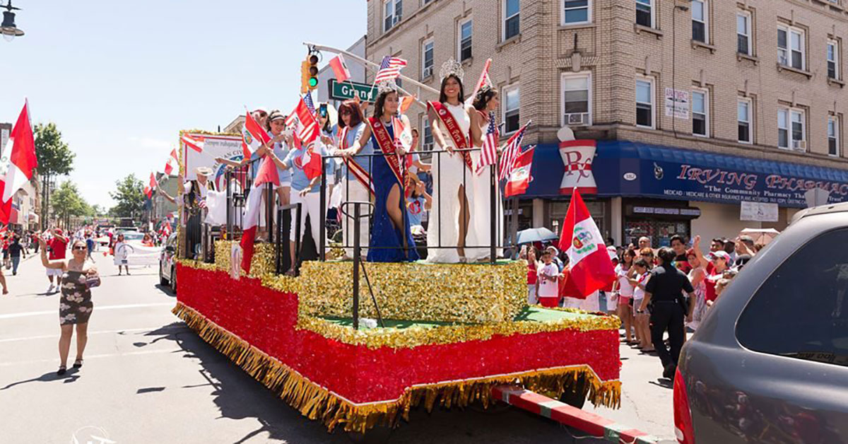 Peruvian Parade of Paterson, New Jersery. Courtesy of Peruvian Parade, Inc.