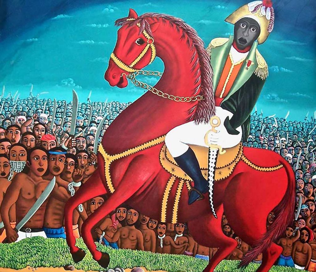 Fritz St. Jean "Dessalines" (1998). Courtesy of First Street Gallery.