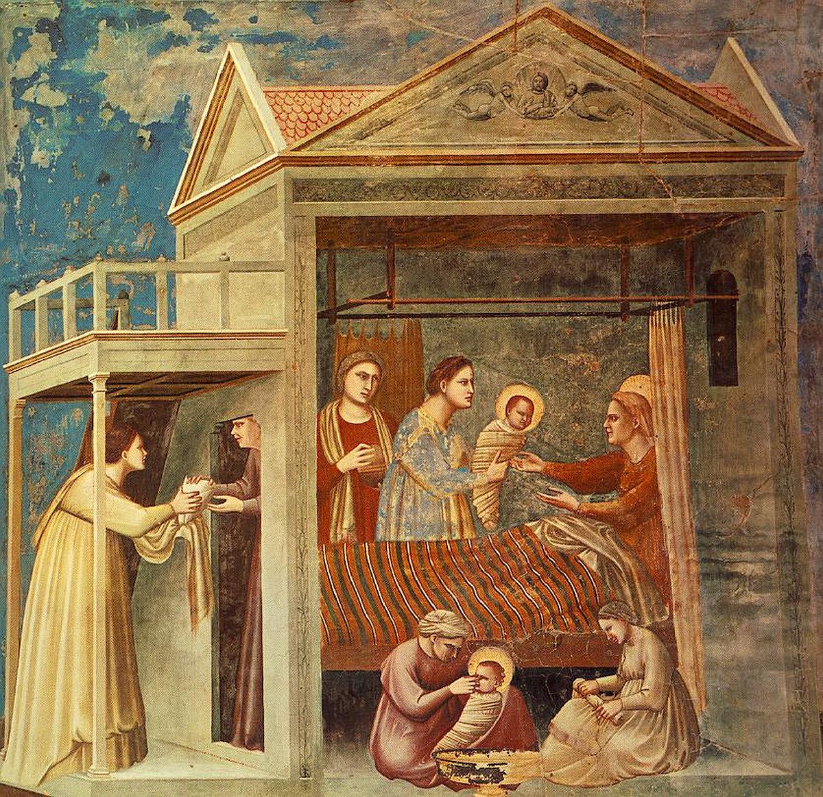 Giotto "The Birth of Mary" (1303).