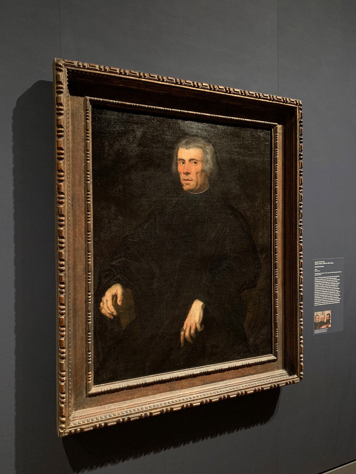 Jacobo Tintoretto "Portrait of a Man" 1550s