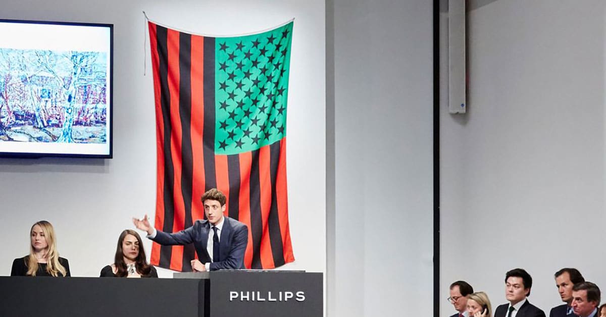 An auction at Phillips New York (Phillips)