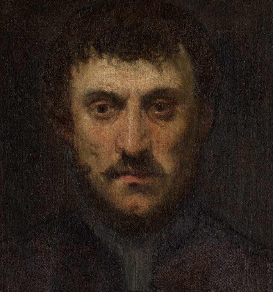 Jacopo Tintoretto (Italian, 1518/19–1594). Portrait of a Man (Self-Portrait?), 1550s? Oil on canvas. Private collection. Courtesy of the Met Museum.
