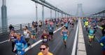 NYC Marathon crossing the Verrazzano Bridge. Courtesy New York Road Runners.