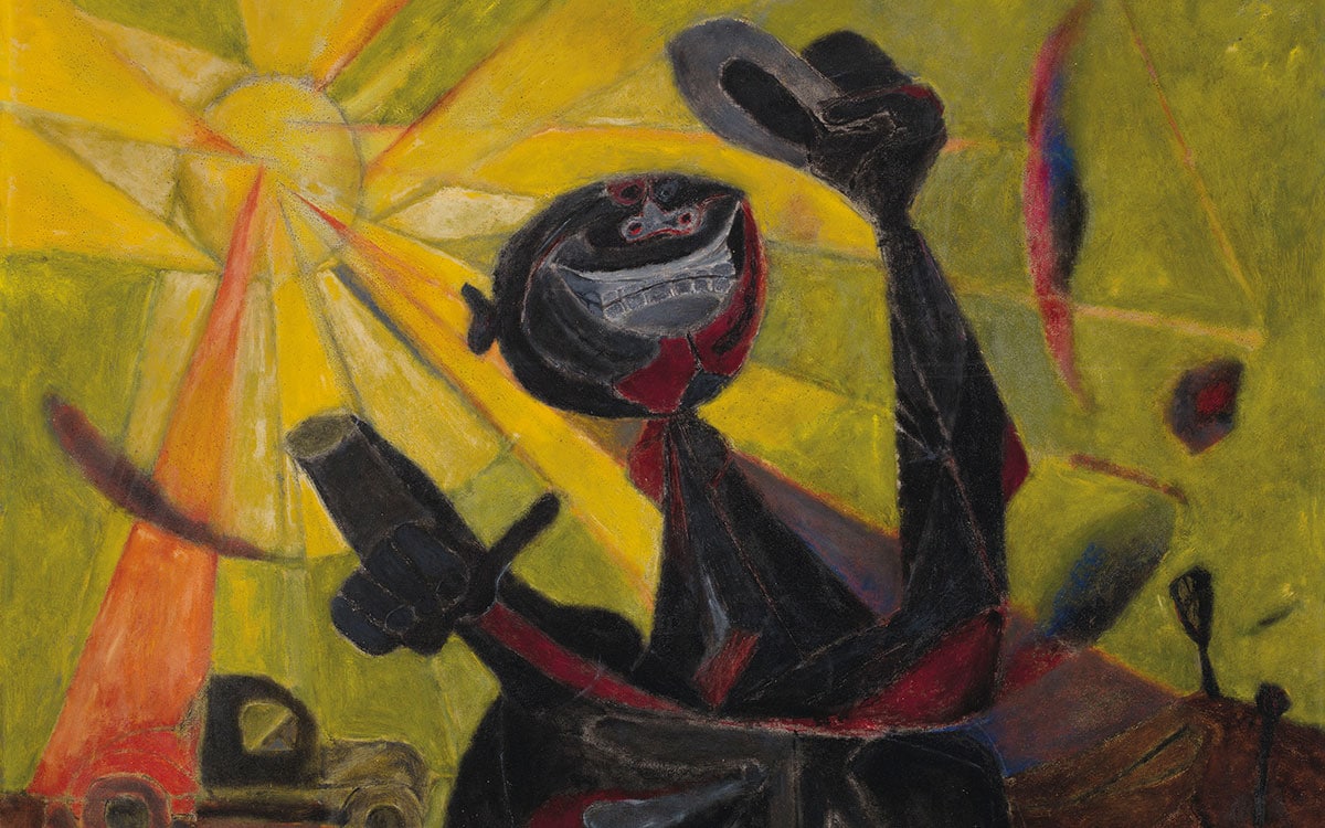 Rufino Tamayo "Hombre Feliz" (1947). Courtesy Christie's.