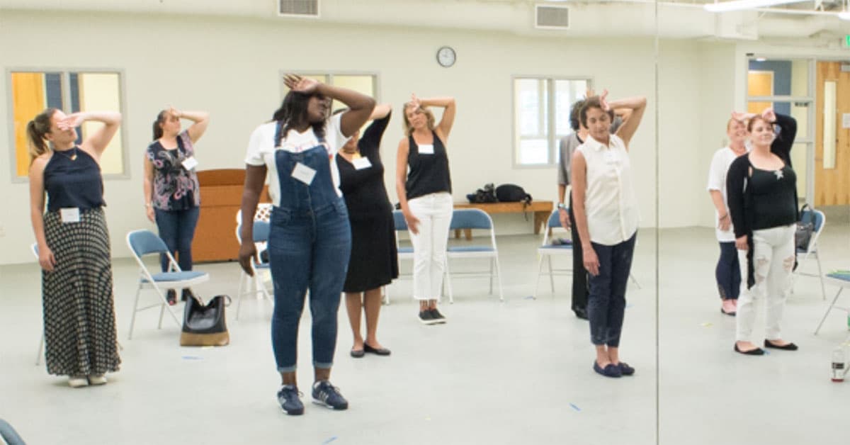 Lourdes Lopez teaching "Serenade." Courtesy the artist.